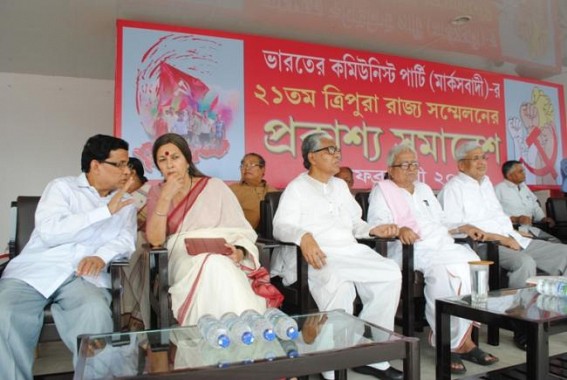 CPI(M) 21st Tripura state conference: â€œModi govt. launched â€˜right wing offensiveâ€™ for nationâ€, Prakash Karat slams Modi-led NDA govt; Karat brings censure on Modiâ€™s â€˜Ache dinâ€™